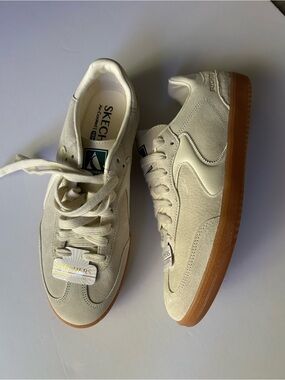 Skechers Court & Classics Men’s Low Top Lace-Up Sneakers Memory Foam